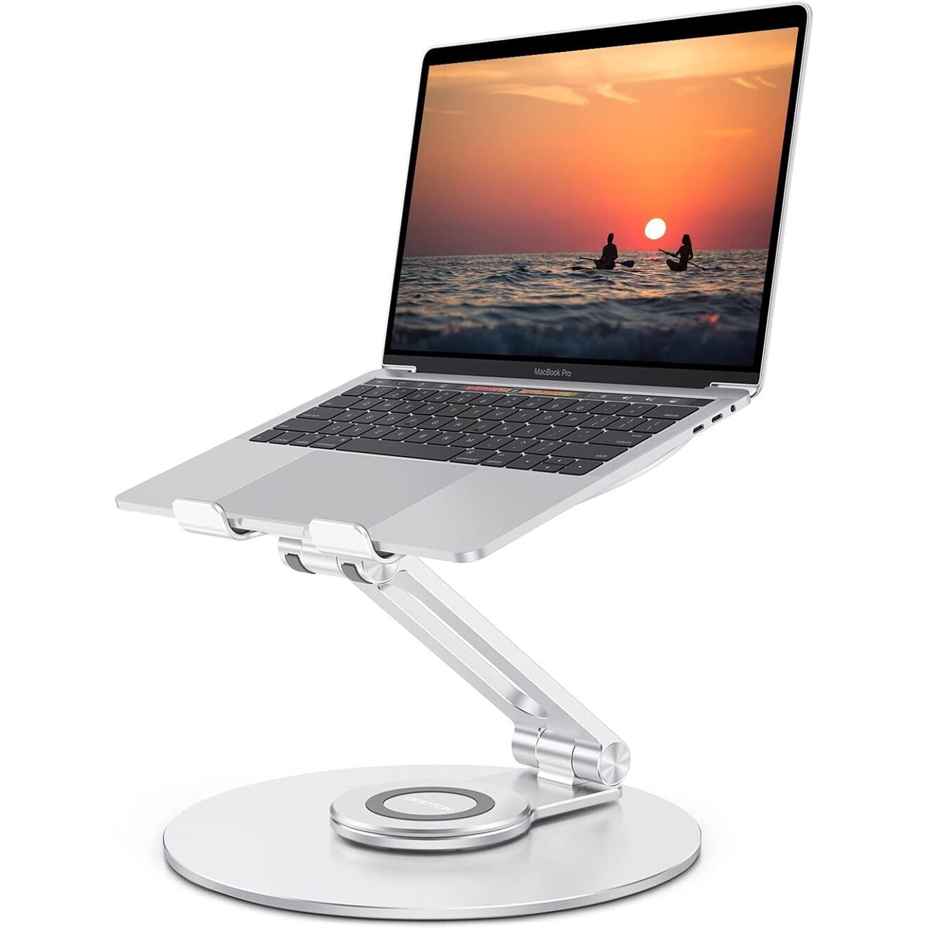 Orico TCRS12 Silver Aluminium Portable Folded Tablet & Laptop Stand (    360-degree Rotation)