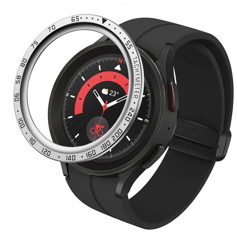 Soultronic Aluminium Bezel Ring Silver για Samsung Galaxy Watch 5 Pro 45mm Soultronic Aluminium Bezel Ring Silver για Samsung Galaxy Watch 5 Pro 45mm