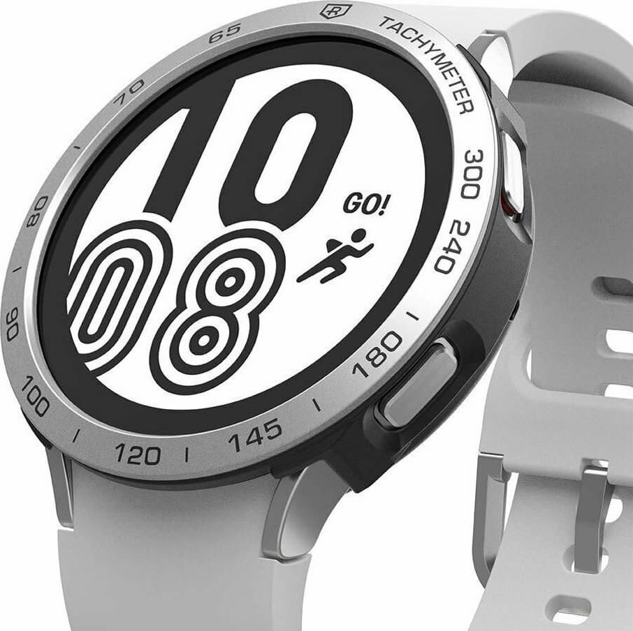 Ringke Air Sport Case Black & Bezel Ring Silver για Samsung Galaxy Watch 4 & 5 40mm Ringke Air Sport Case Black & Bezel Ring Silver για Samsung Galaxy Watch 4 & 5 40mm
