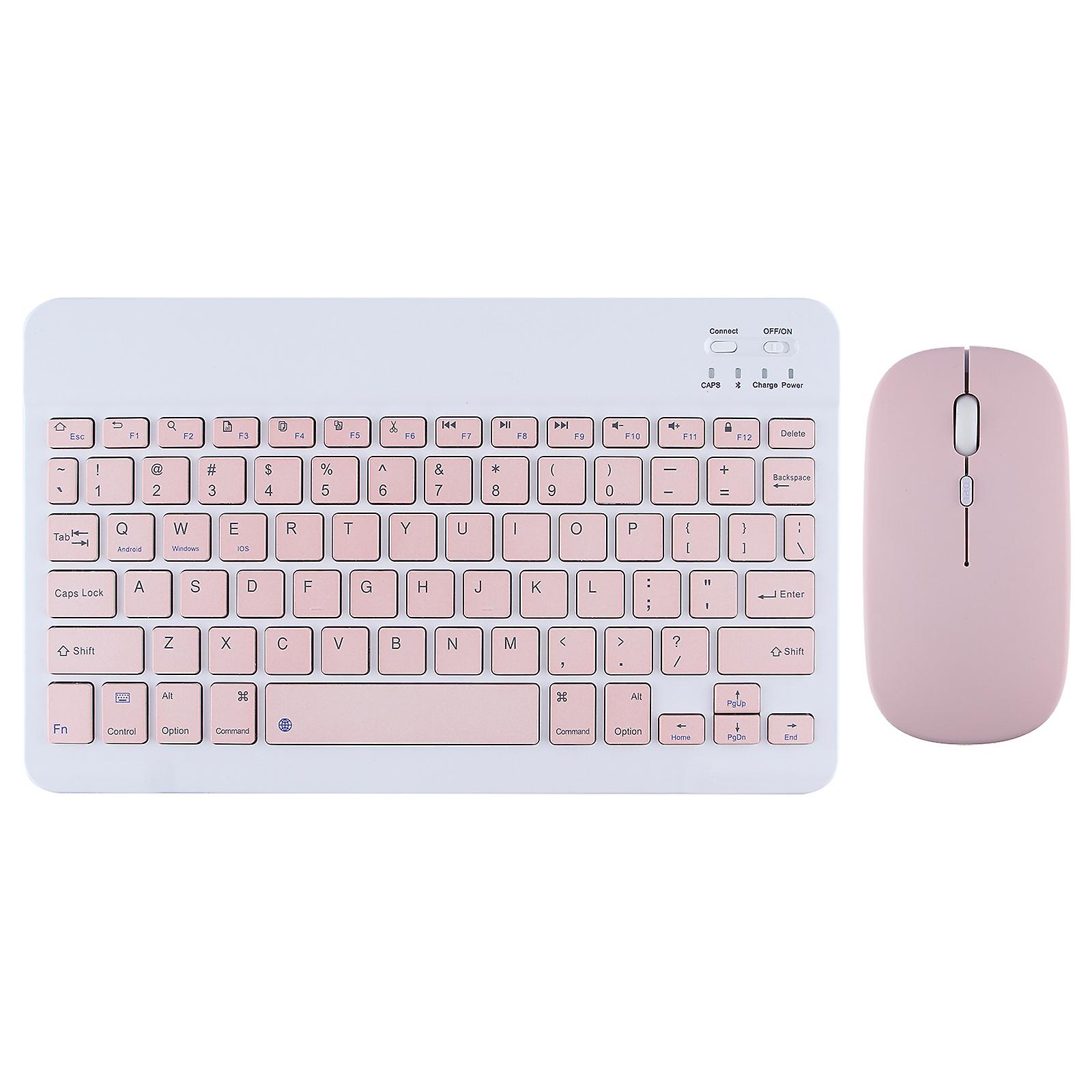 Soultronic MKK11 Pink Mini Wireless Bluetooth Keyboard & Mouse | QWERTY   