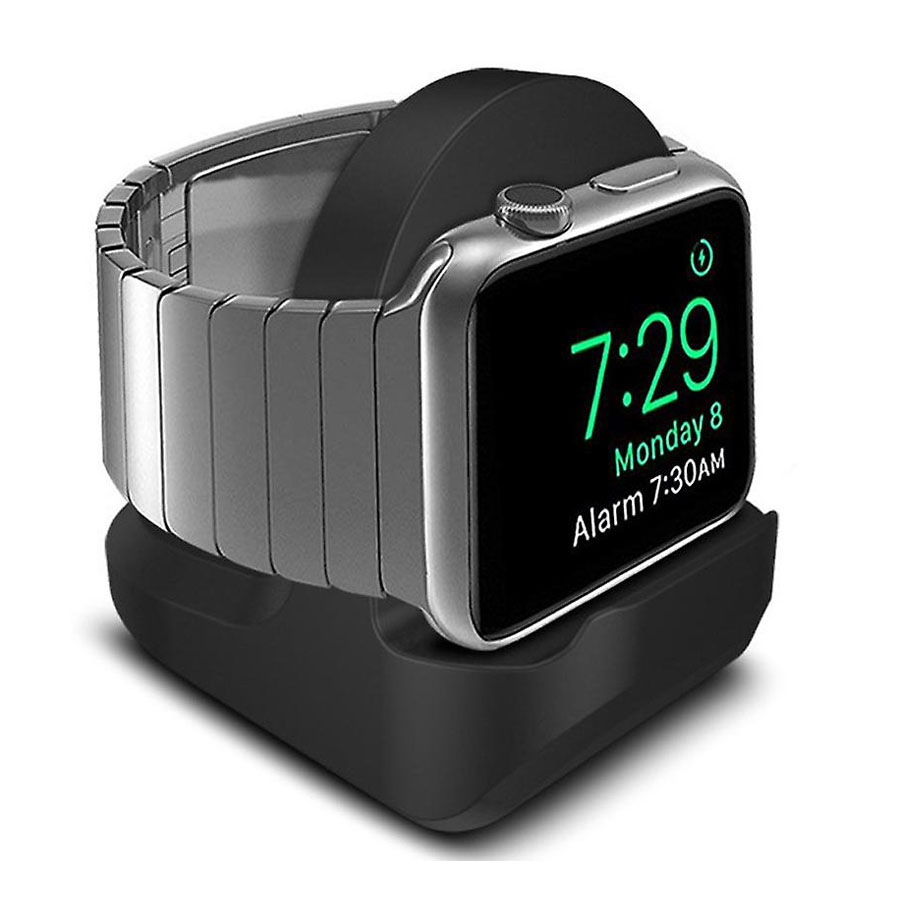 Soultronic (HOLD21) Silicone Charging Stand Station 2 Black για Apple Watch Series 1,2,3,4,5,6 & SE (38mm-40mm / 42mm-44mm) Soultronic (HOLD21) Silicone Charging Stand Station 2 Black για Apple Watch Series 1,2,3,4,5,6 & SE (38mm-40mm / 42mm-44mm)