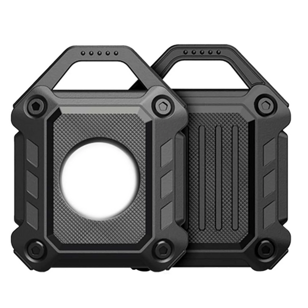 Soultronic Solid Case  Key Ring Black  Apple AirTag