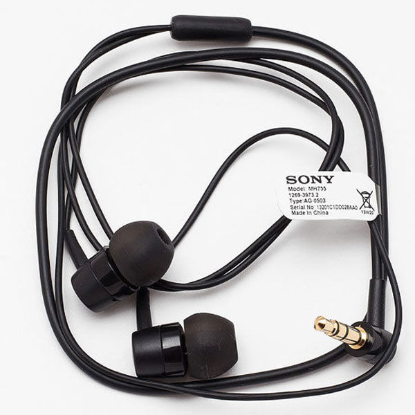 Sony MH755 Stereo Headset Black  Bluetooth MW1, MW600, SBH20, SBH50, SBH52, SBH56 . (Bulk)