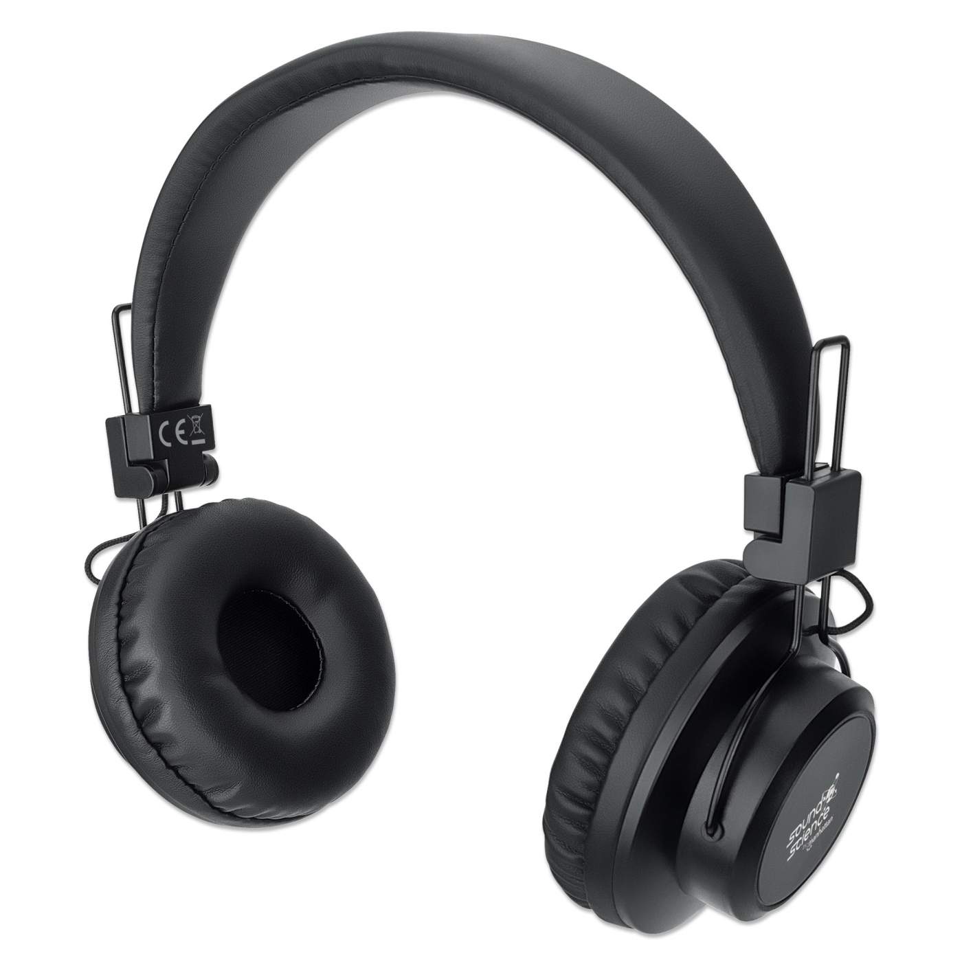 Manhattan 165389 Sound Science Bluetooth On-Ear Headset | 40mm Drivers + Comfort Fit + FM Radio + microSD Slot Manhattan 165389 Sound Science Bluetooth On-Ear Headset | 40mm Drivers + Comfort Fit + FM Radio + microSD Slot