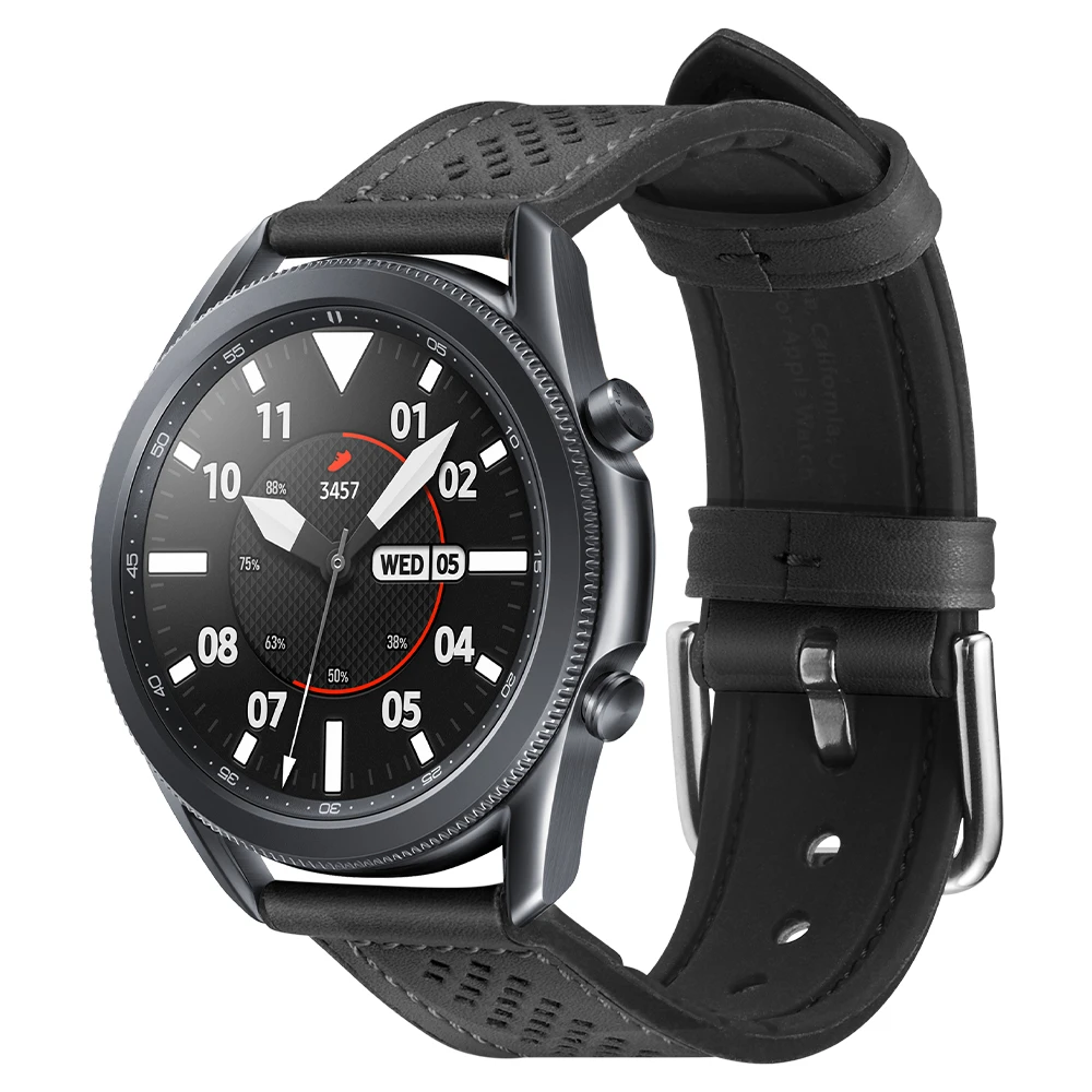 Spigen (SGP-603MP26445) Leather Band Retro Fit Black για Samsung Watch 3 (41mm), Huawei GT2 & Smartwatches 20mm Spigen (SGP-603MP26445) Leather Band Retro Fit Black για Samsung Watch 3 (41mm), Huawei GT2 & Smartwatches 20mm