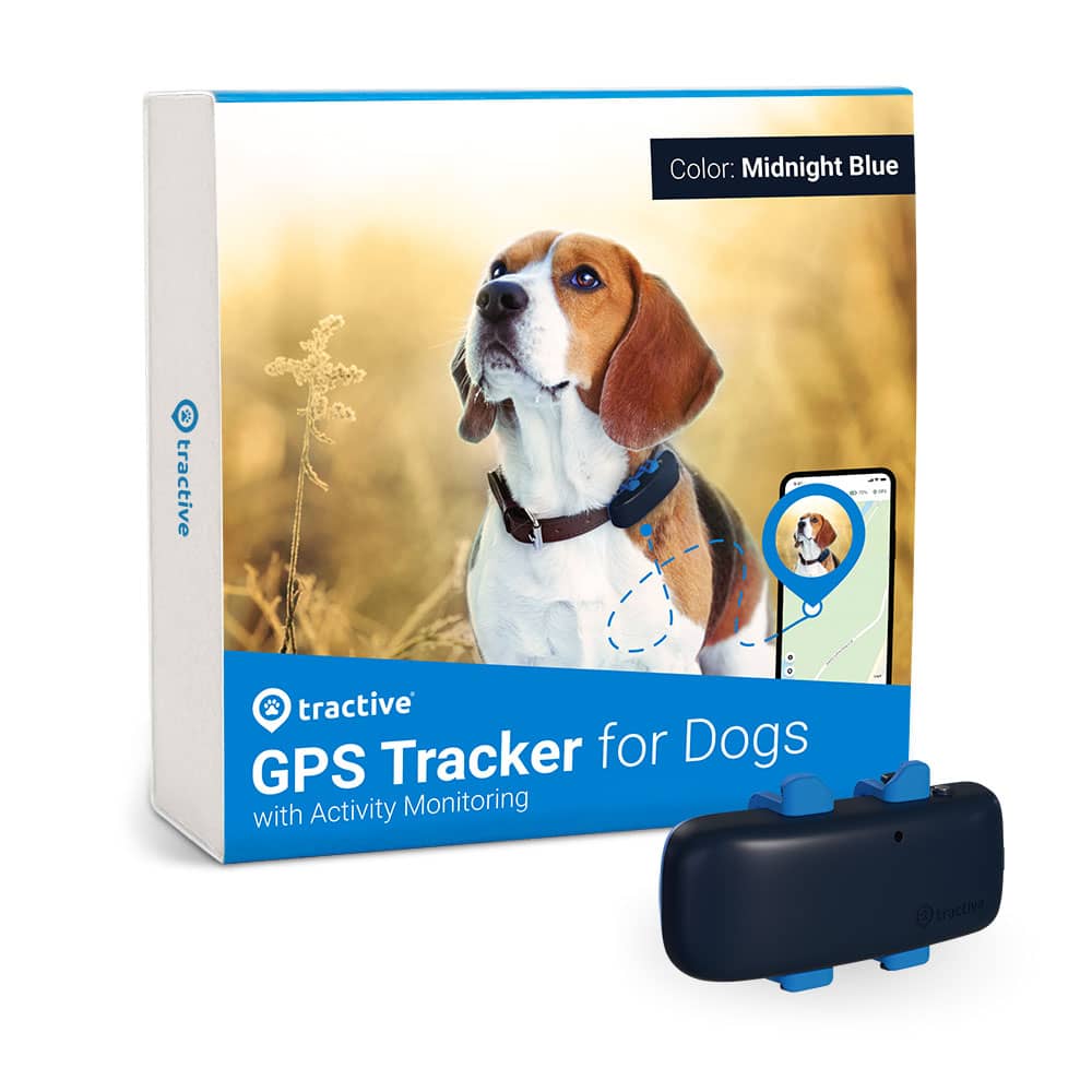 Tractive GPS DOG 4 Midnight Blue | Real-Time Tracking | GPS   