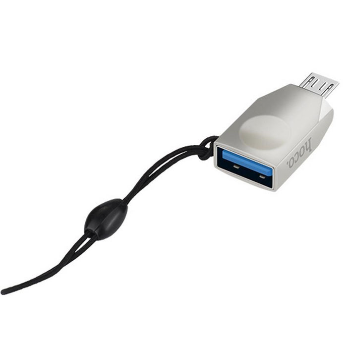 Hoco UA10 Micro-USB On-The-Go USB 3.0 Host OTG Mini Adapter Silver