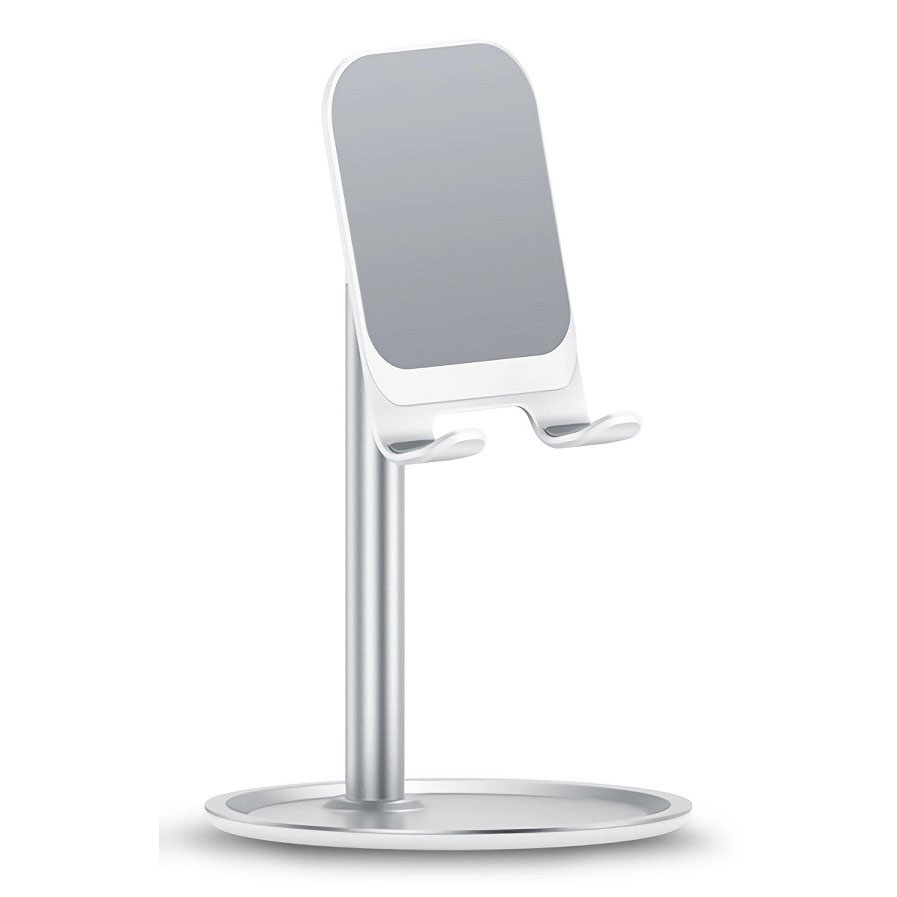 USAMS US-ZJ048 White Smartphone & Tablet Desktop Holder + Tray Storage + 360 Rotation (   Smartphone & Tablet)