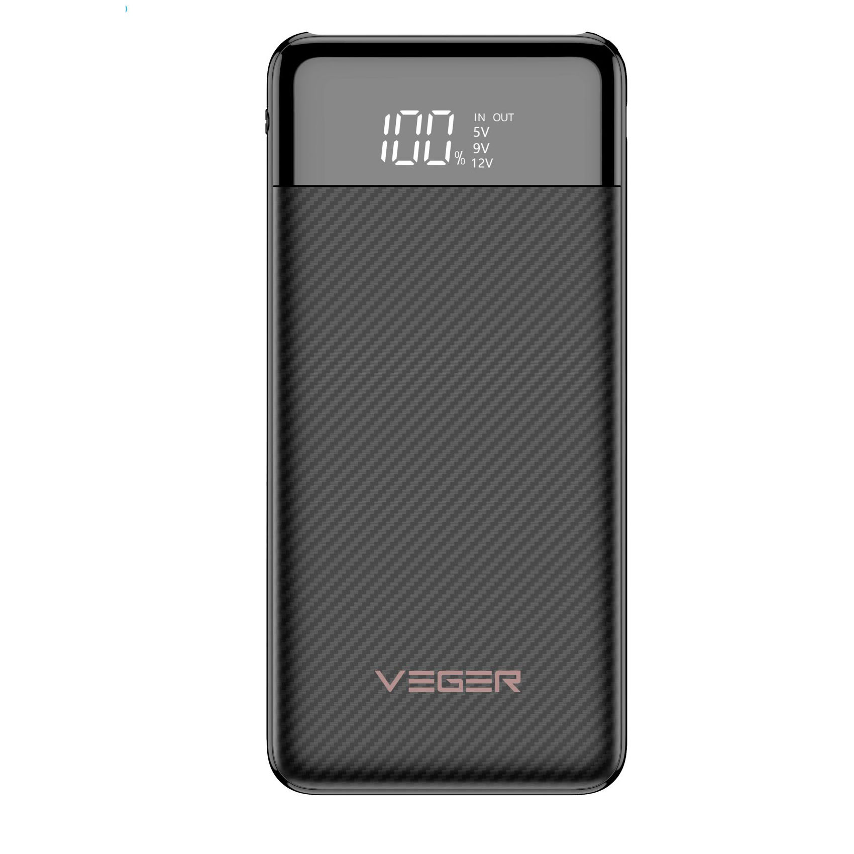 Veger VP-1087PD Carbon Fiber Design Power Bank 10000mAh | 2 x USB + Type-C @ 18W Output | Για Smartphones & Tablets Veger VP-1087PD Carbon Fiber Design Power Bank 10000mAh | 2 x USB + Type-C @ 18W Output | Για Smartphones & Tablets