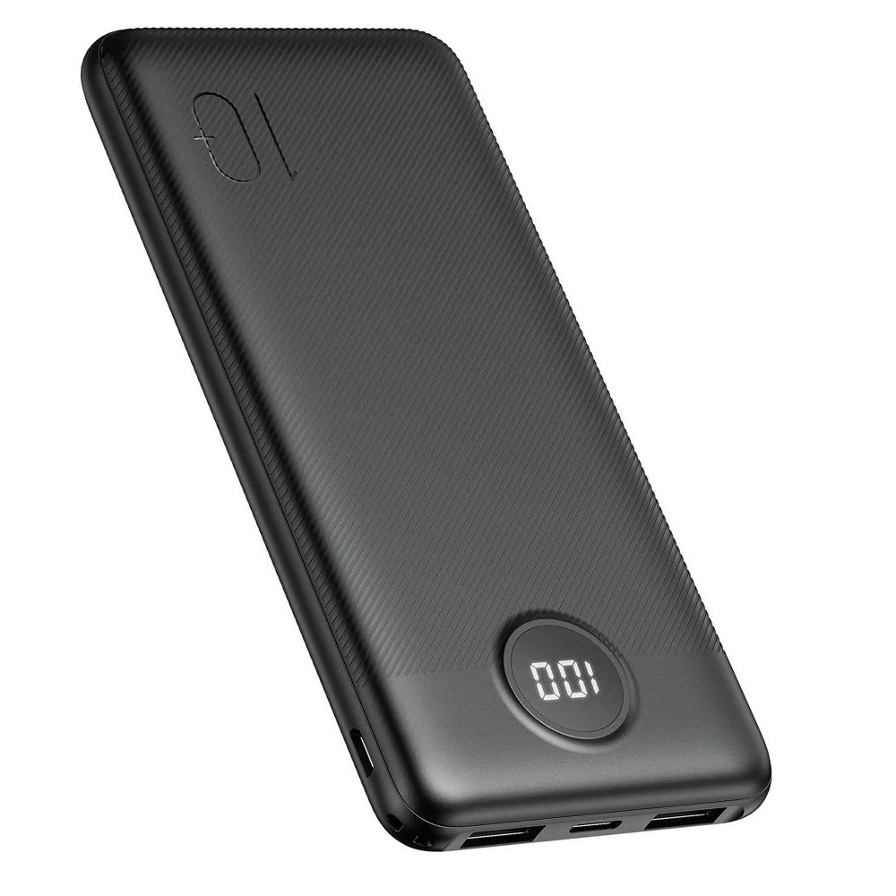 Veger L10 Ultra Slim Power Bank 10000mAh Black | 2 x USB @ 10W Output |    | Smartphones & Tablets