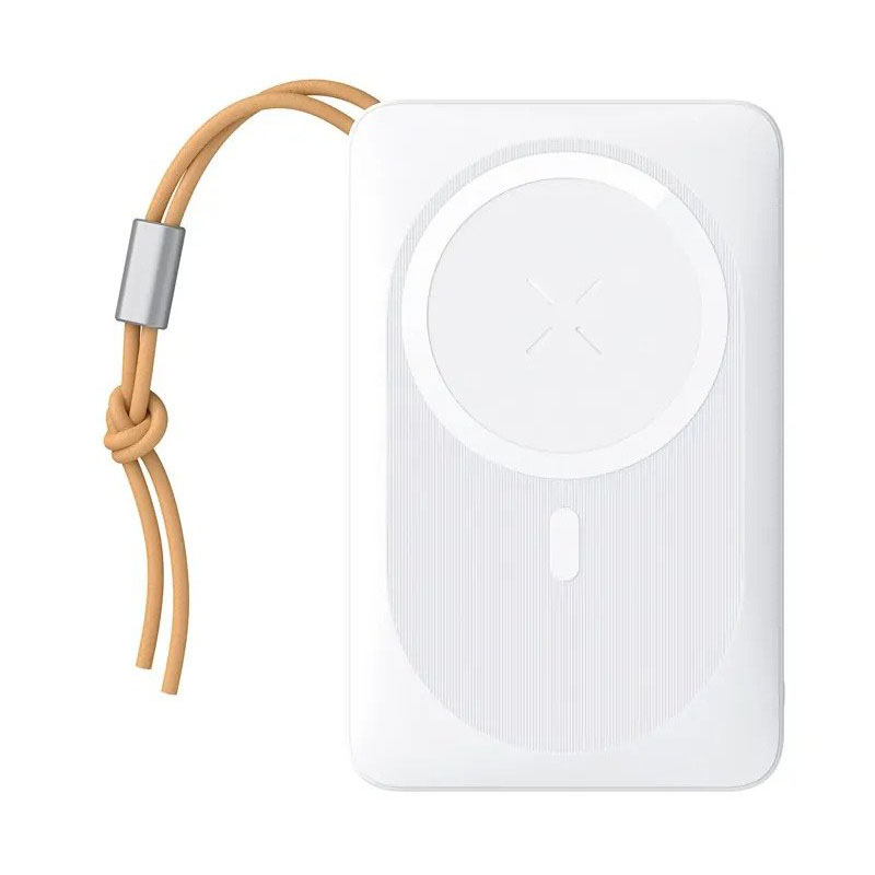 Veger MagOn Magnetic Power Bank 10000mAh White | USB @ 22.5W + Type-C @ 20W + Wireless @ 15W Output | Κολλάει και... Φορτίζει! Veger MagOn Magnetic Power Bank 10000mAh White | USB @ 22.5W + Type-C @ 20W + Wireless @ 15W Output | Κολλάει και... Φορτίζει!