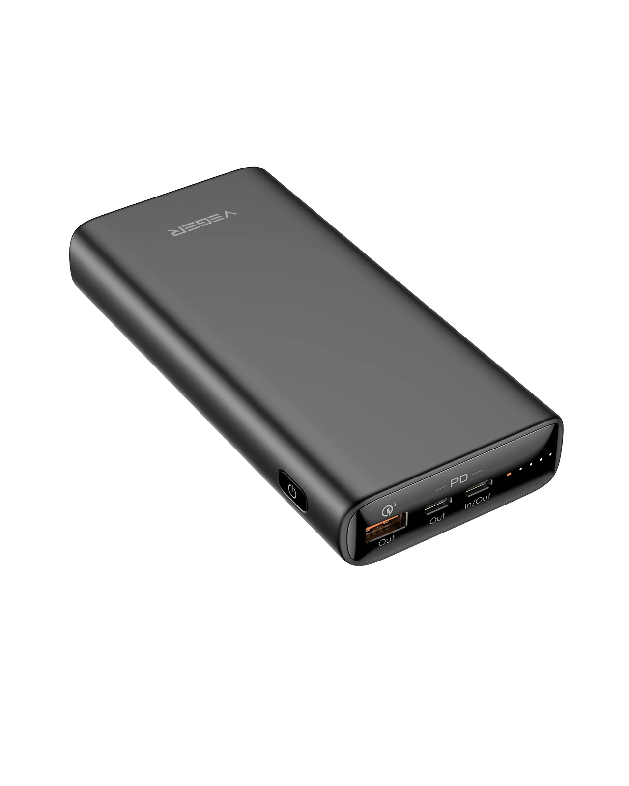 Veger T65A Ultra Compact Power Bank 20000mAh | USB + 2 x Type-C @ 65W Output | Για Smartphones, Tablets & Laptops! Veger T65A Ultra Compact Power Bank 20000mAh | USB + 2 x Type-C @ 65W Output | Για Smartphones, Tablets & Laptops!