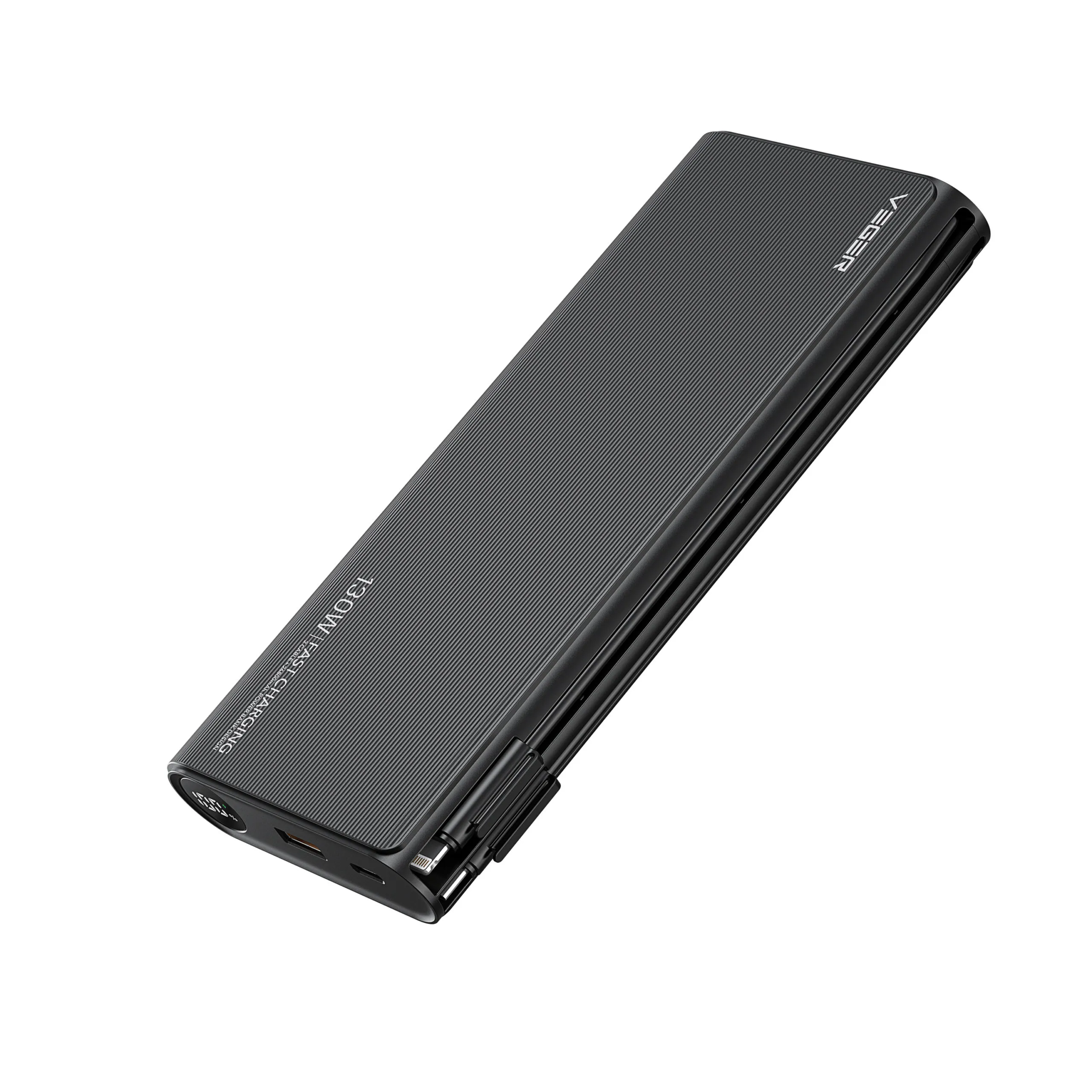 Veger TC130 Ultra Power Bank 25000mAh | USB + Lightning + 2 x Type-C @ 130W Output | Για Smartphones, Tablets & Laptops! Veger TC130 Ultra Power Bank 25000mAh | USB + Lightning + 2 x Type-C @ 130W Output | Για Smartphones, Tablets & Laptops!