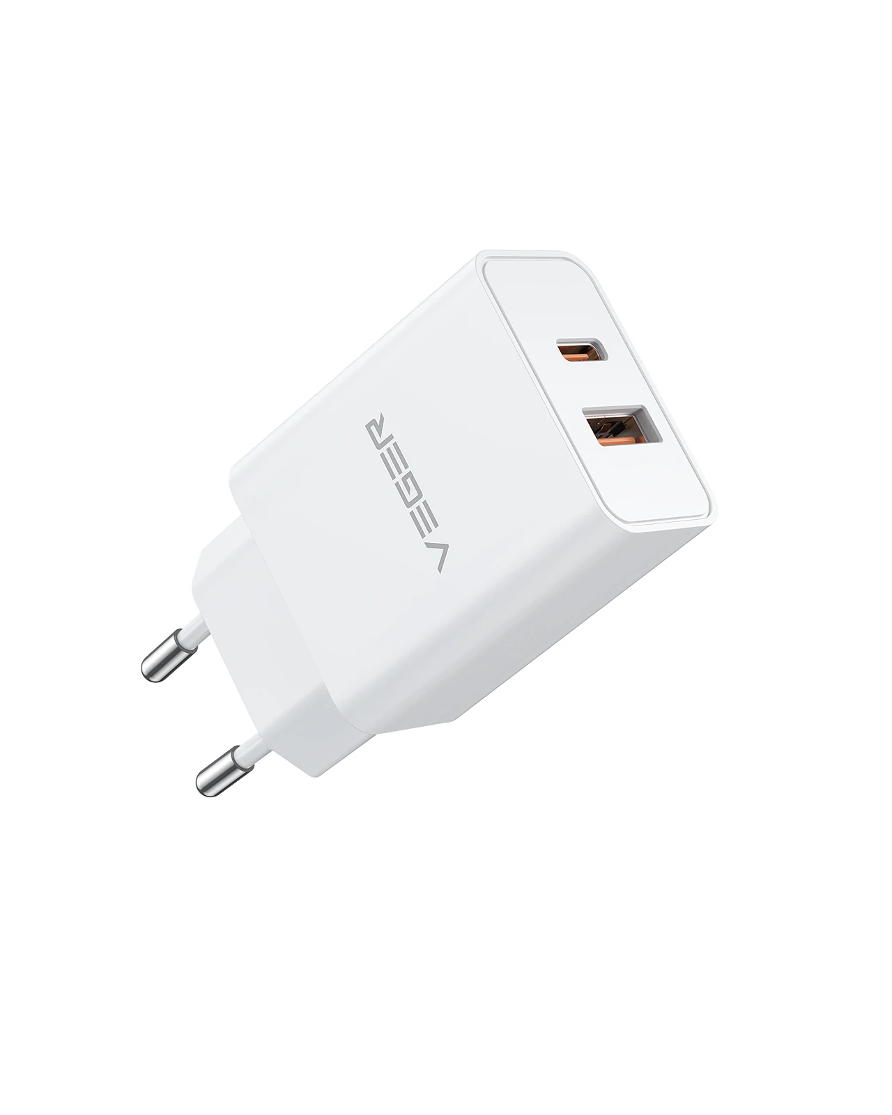 Veger VLS302U Dual PD3.0+QC3.0 USB & Type-C Fast Travel Charger 30W