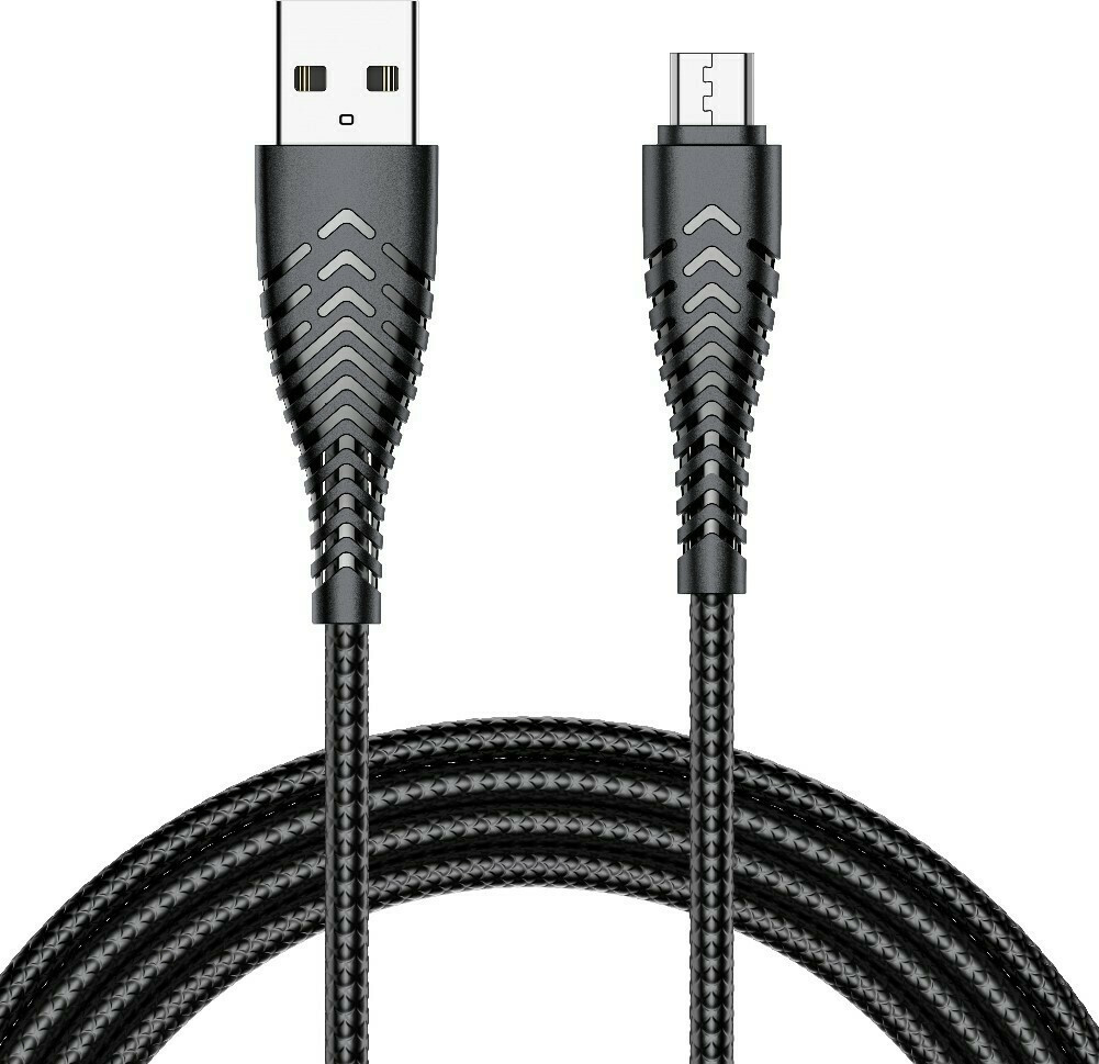 Veger V103 USB  microUSB Cable | Braided  | 2.4A Fast Charging | 1.2m