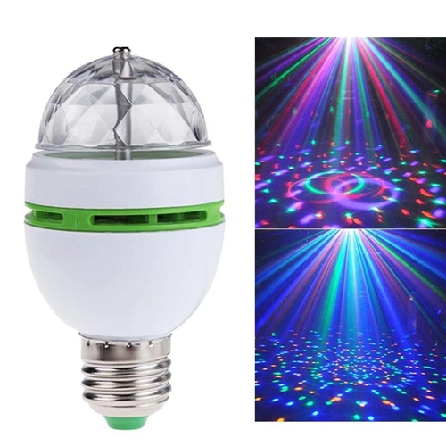 W998 Full Color Rotating 3-LED Light: Disco Ball Stage Lighting & Effects (  on...      )