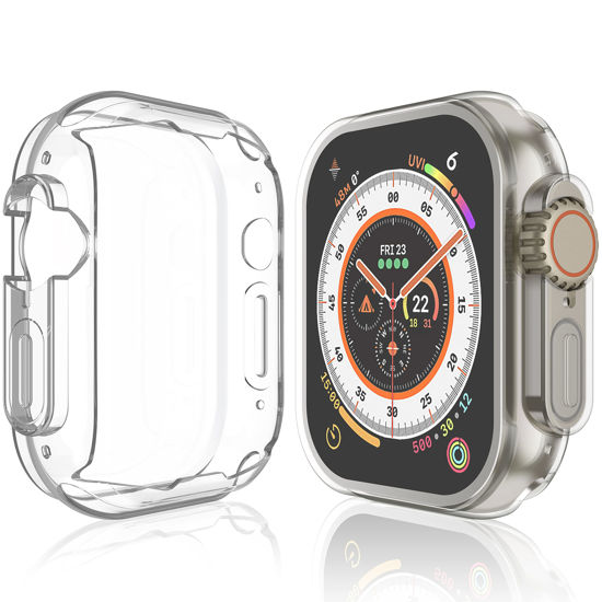 Soultronic Full Face Protection Case Drop proof (3m) Crystal Clear  Apple Watch Ultra & Ultra 2 (49mm)