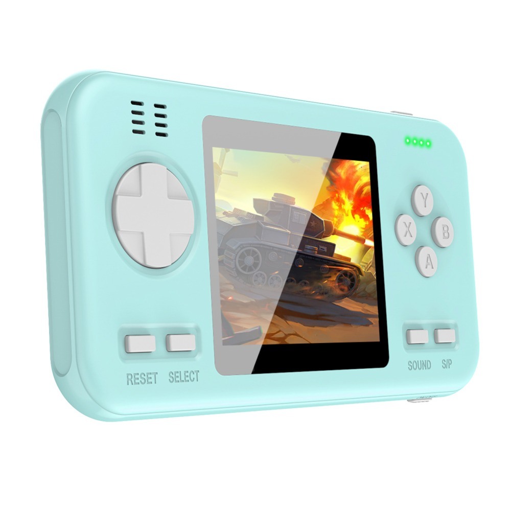 Wanle D-12 Blue 2-in-1 Portable Charger & Handheld Game Console |    416  + Power Bank 8000mAh