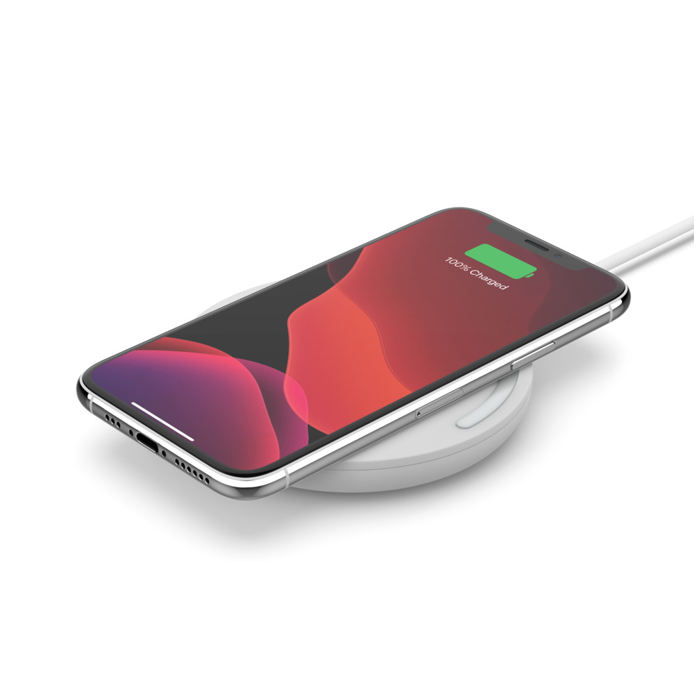 Belkin Boost Charge 10W Wireless Charging Pad + Cable (WIA001btWH)