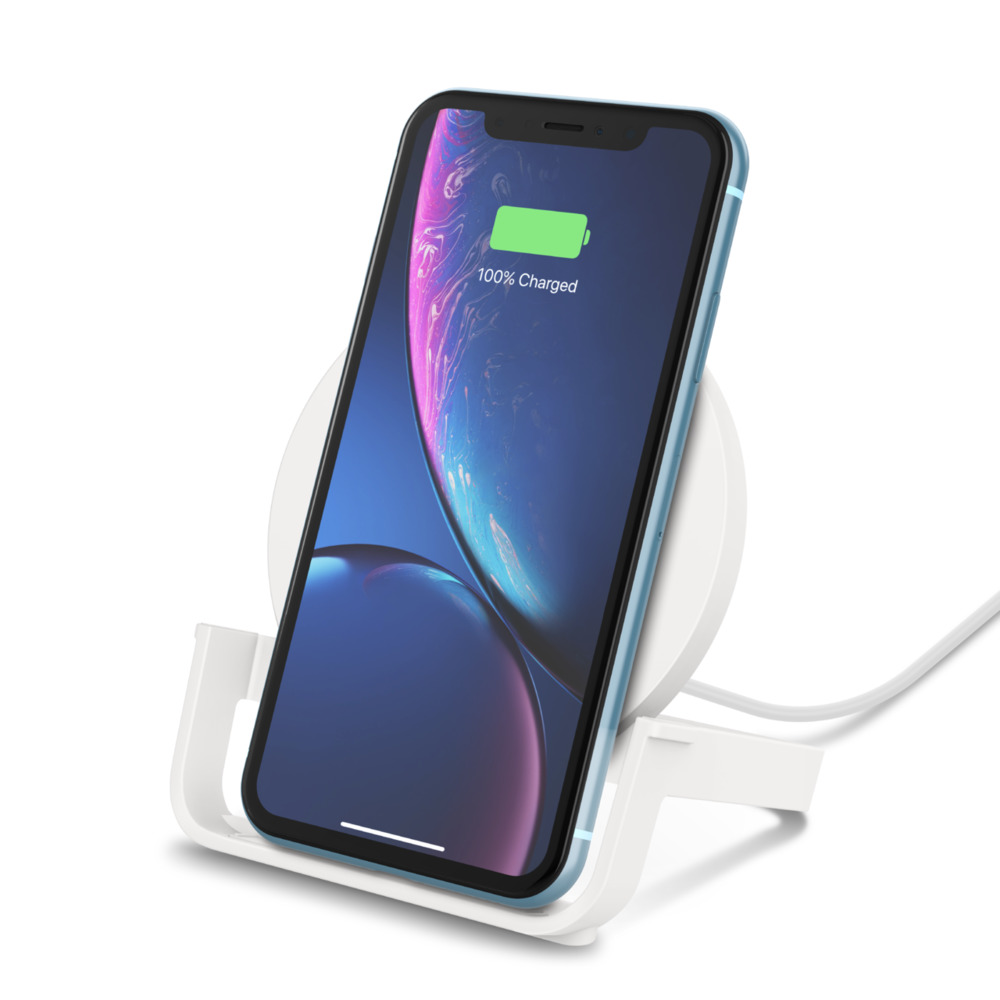 Belkin Qi Wireless Charging Stand 10W White       Qi  (WIB001vfWH)