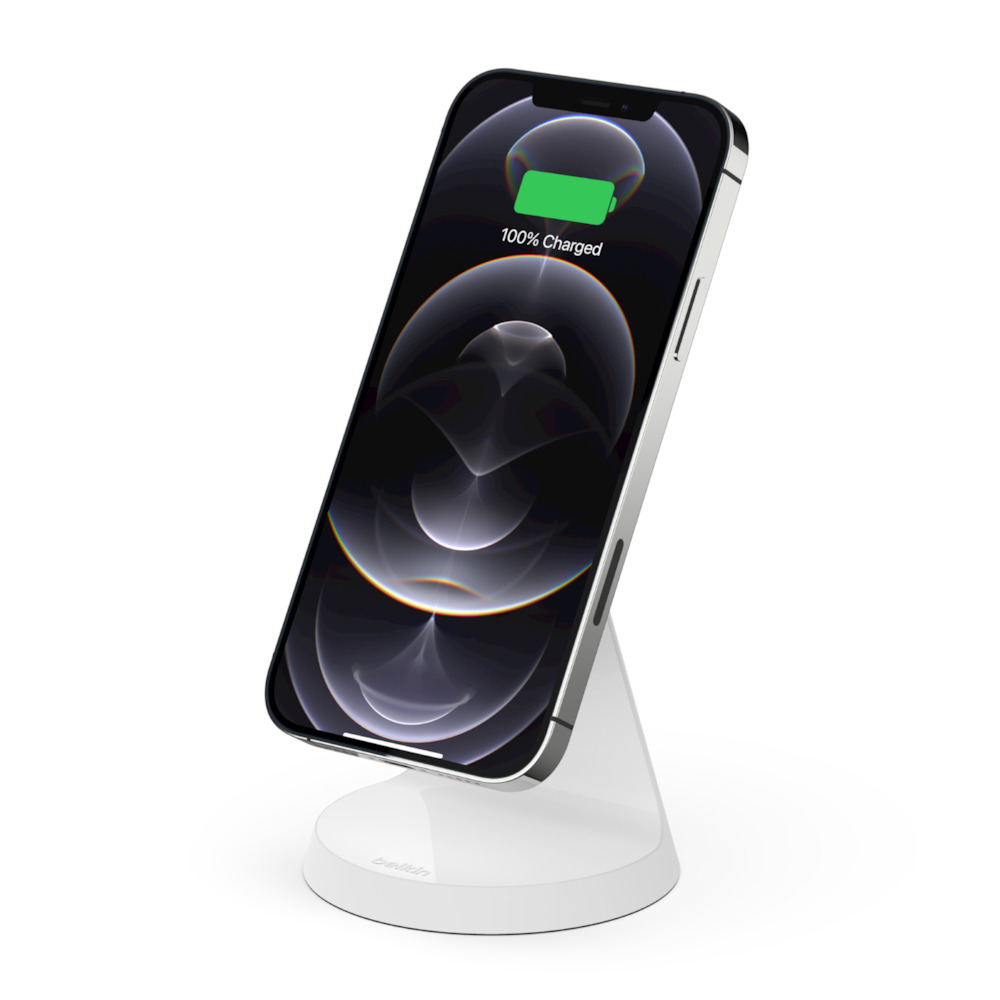 Belkin BoostCharge Magnetic Wireless Charger Stand 7.5W White (WIB003btWH) Belkin BoostCharge Magnetic Wireless Charger Stand 7.5W White (WIB003btWH)