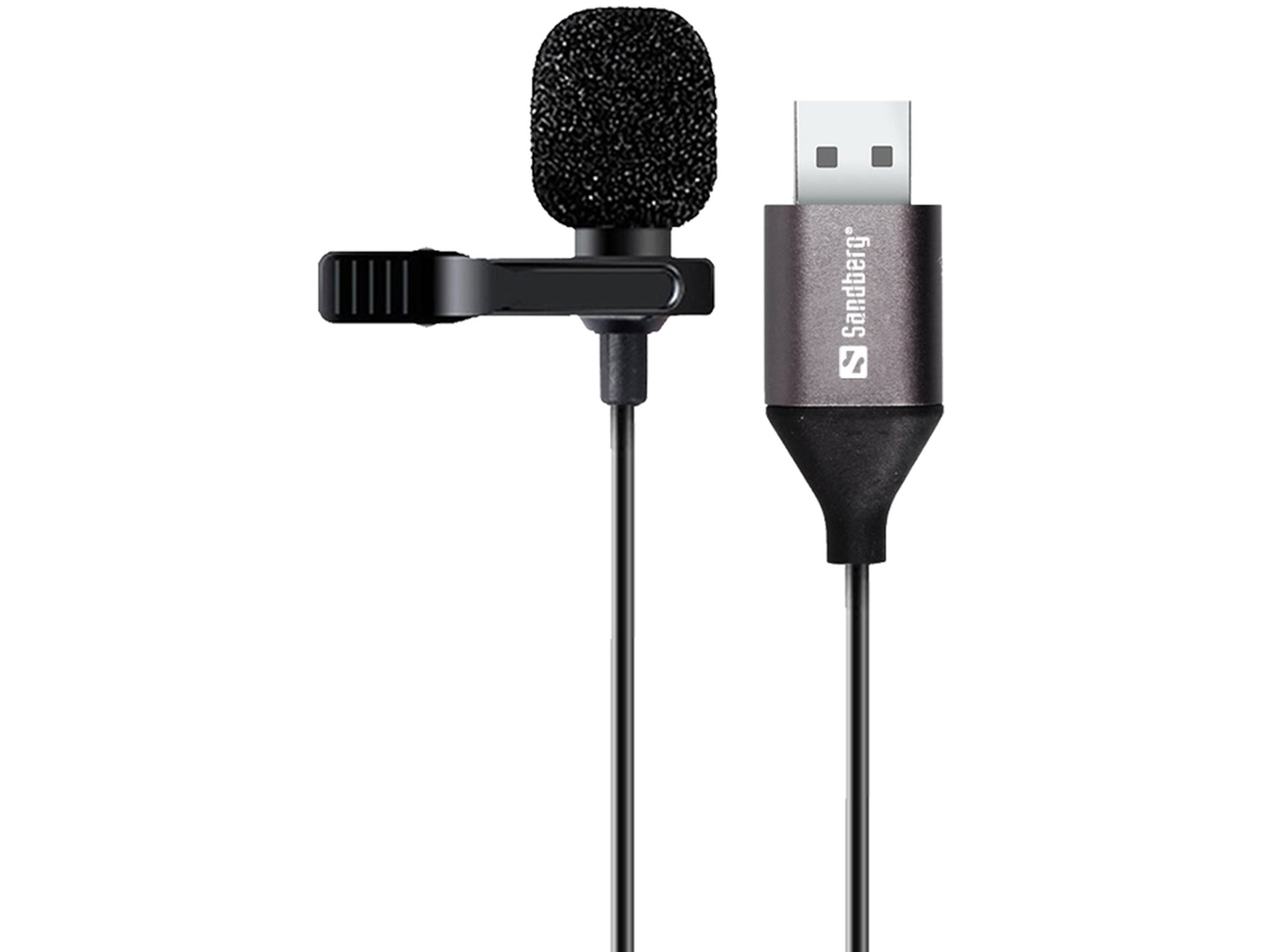 Sandberg Streamer USB Clip Microphone (126-19)