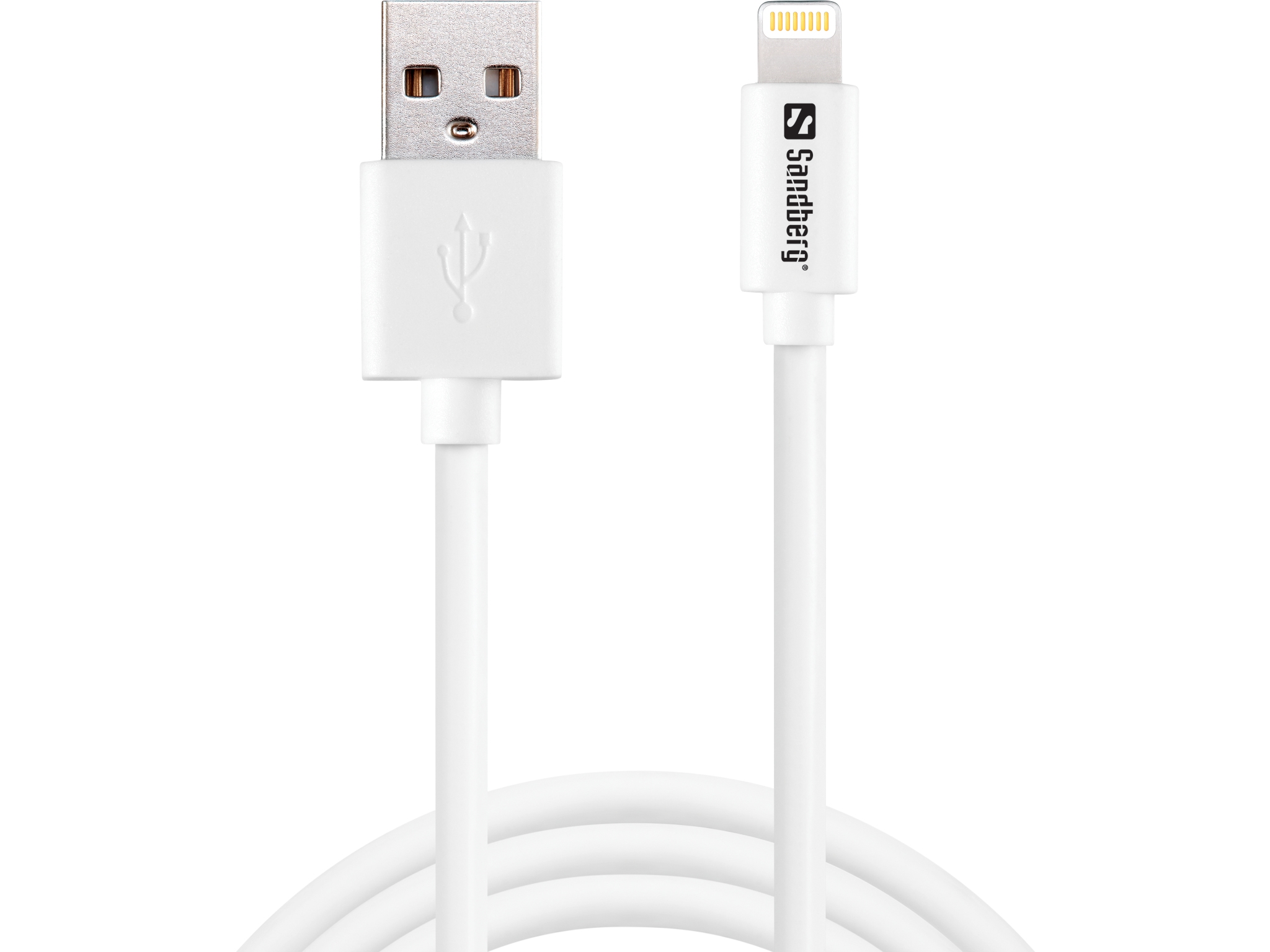 Sandberg USB>Lightning MFI 1m White (440-75)