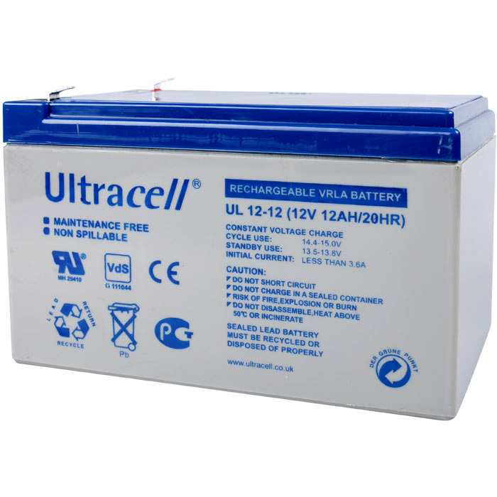 ULTRACELL 12V 12AH   12V 12Ah    :  - : 15.1 cm  - : 9.8 cm  - : 9,5 cm  -  Termin