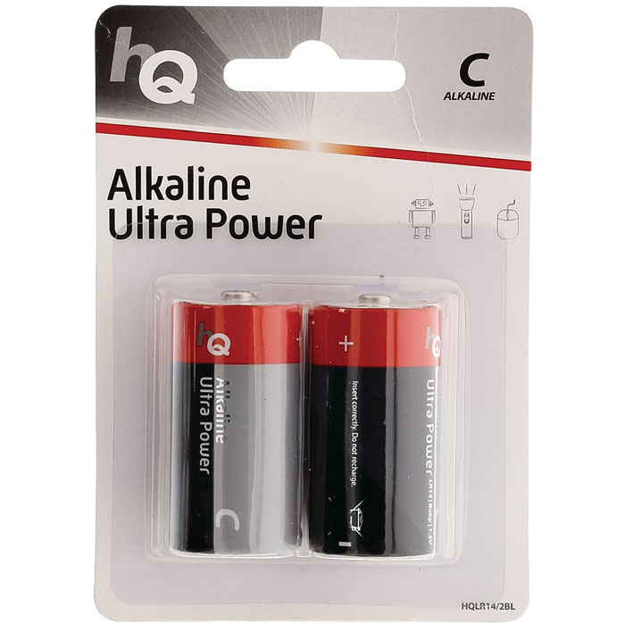 HQLR14/2 Alkaline C battery 2-blister (  LR14 C, 15V  blist...)