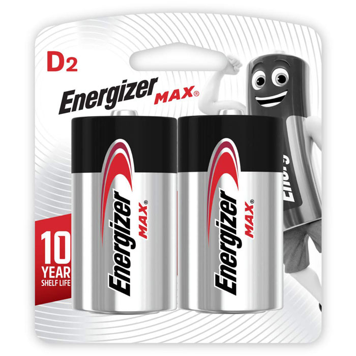 ENERGIZER D-LR20/2TEM   nergizer MAX D-LR20,  blister 2 . (  nergizer MAX D-LR20