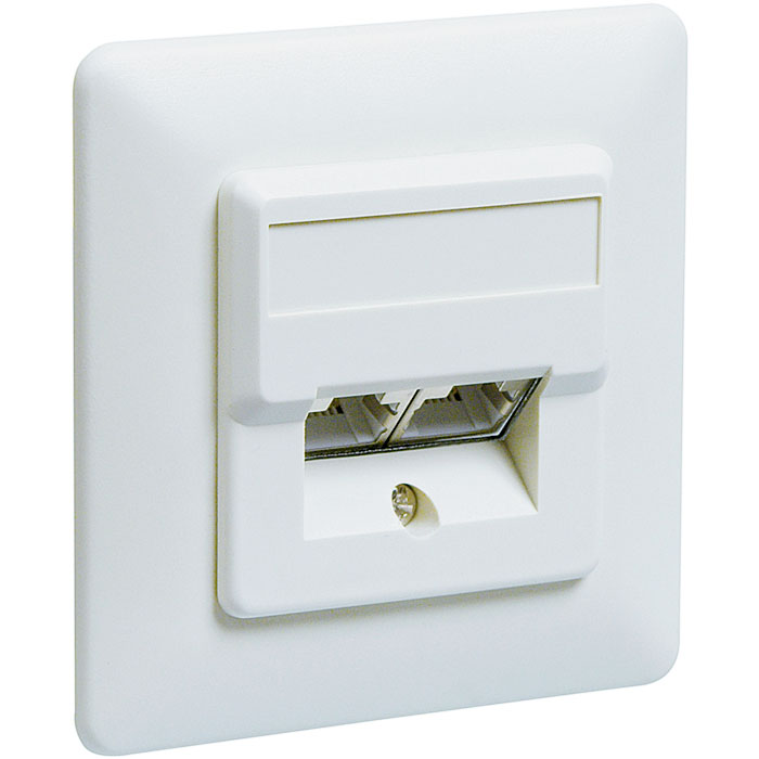 50972 CAT 5e DUP WHITE FLUSH MOUNT ΤΟΙΧΟΥ (Πρίζα τοίχου χωνευτή CAT 5e λευκού χρώμα...) 50972 CAT 5e DUP WHITE FLUSH MOUNT ΤΟΙΧΟΥ (Πρίζα τοίχου χωνευτή CAT 5e λευκού χρώμα...)
