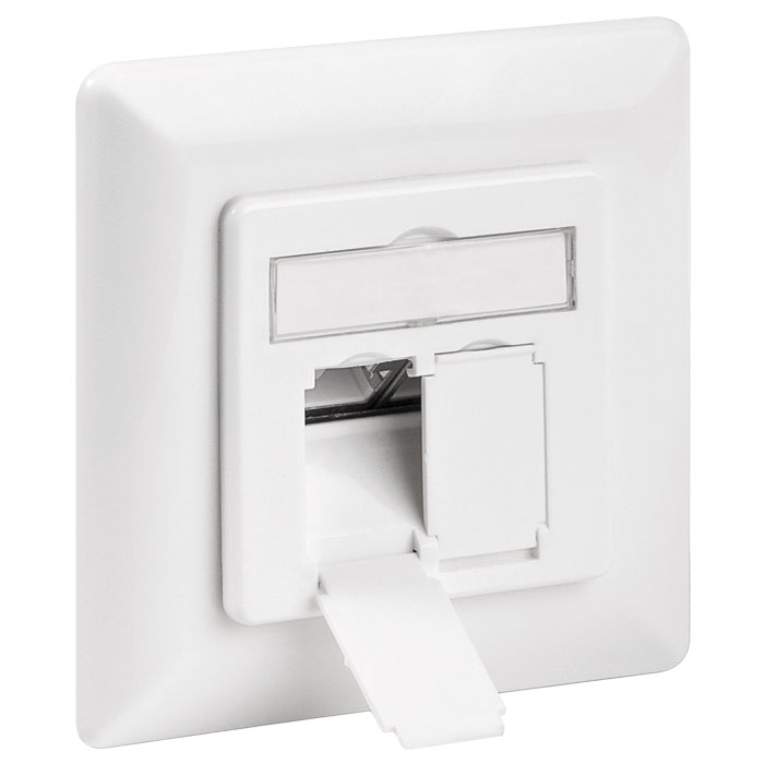 68721 CAT 6a WALL PLATE FLUSH MOUNTING WHITE (Πρίζα τοίχου χωνευτή CAT6a, 2xRJ45, σε λ...) 68721 CAT 6a WALL PLATE FLUSH MOUNTING WHITE (Πρίζα τοίχου χωνευτή CAT6a, 2xRJ45, σε λ...)