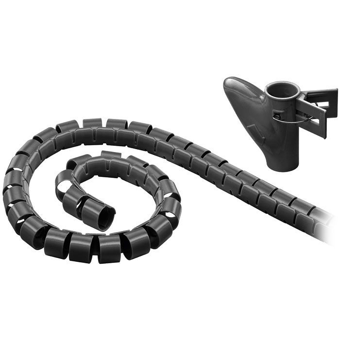 51924 WIRETUBE SPIRAL 2.5m BLACK (Σπιράλ σωλήνας διαχείρισης καλωδίων, 25 ...) 51924 WIRETUBE SPIRAL 2.5m BLACK (Σπιράλ σωλήνας διαχείρισης καλωδίων, 25 ...)