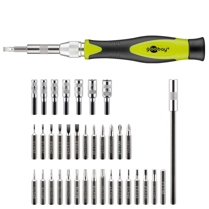 74003 37-piece precision screwdriver set for precision screwing (Σετ κατσαβιδιών ακριβείας, 37 τεμαχίων γ...) 74003 37-piece precision screwdriver set for precision screwing (Σετ κατσαβιδιών ακριβείας, 37 τεμαχίων γ...)