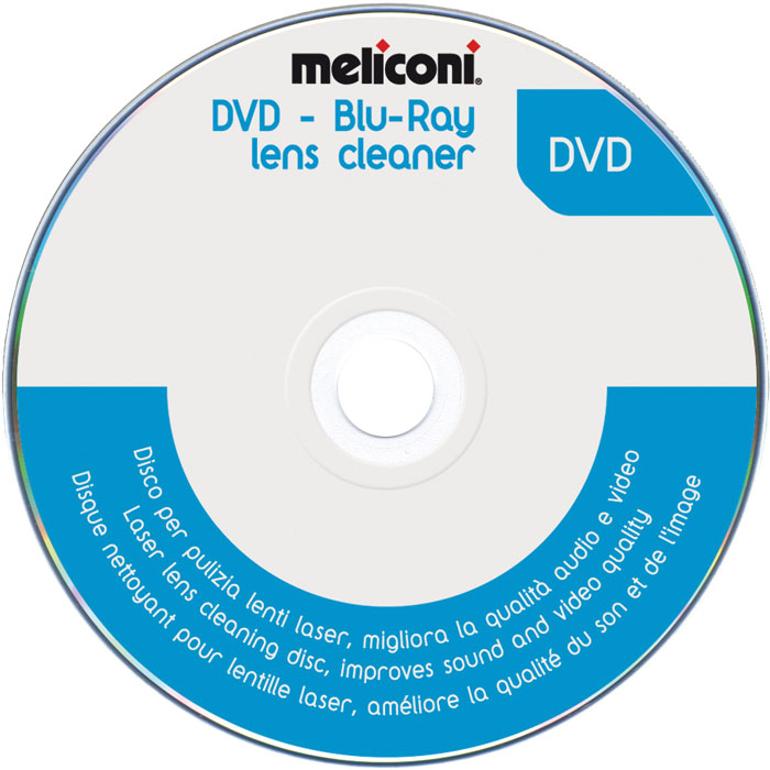 MELICONI DVD BLUE RAY LENS CLEANER DVD   lazer (DVD   lazer)