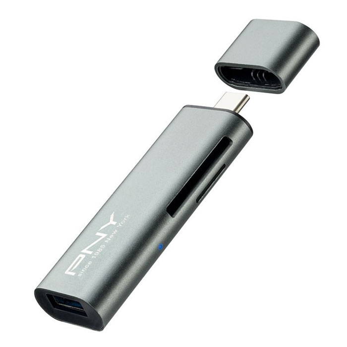 PNY R-TC-UA-3N1E01-RB USB-C CARD READER-USB ADAPTER (USB-C card reader για κάρτες MicroSD & S...) PNY R-TC-UA-3N1E01-RB USB-C CARD READER-USB ADAPTER (USB-C card reader για κάρτες MicroSD & S...)