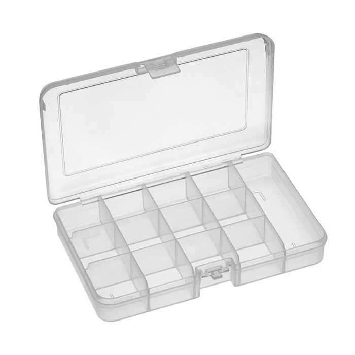 RND 550-00101 - Assortment Box, 163x112x31mm, Clear (Πλαστικό κουτί 13 σταθερών θέσεων) RND 550-00101 - Assortment Box, 163x112x31mm, Clear (Πλαστικό κουτί 13 σταθερών θέσεων)