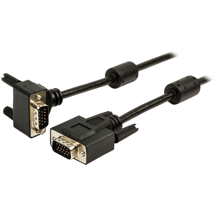 VLCP 59050 B2.00 VGA cable VGA male - VGA male 90° angled (Καλώδιο VGA αρσ) VLCP 59050 B2.00 VGA cable VGA male - VGA male 90° angled (Καλώδιο VGA αρσ)