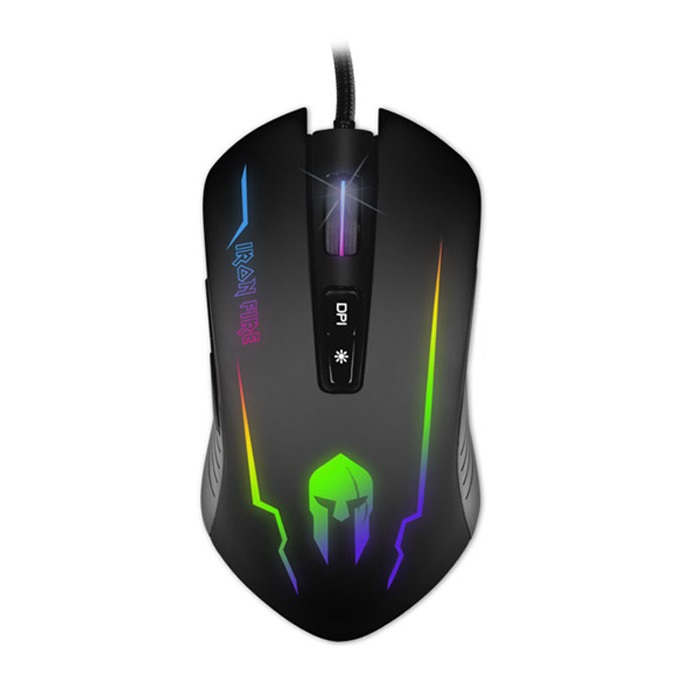 NOD IRON FIRE RGB WIRED GAMING MOUSE (Ενσύρματο RGB Gaming mouse, με ανάλυση έ...) NOD IRON FIRE RGB WIRED GAMING MOUSE (Ενσύρματο RGB Gaming mouse, με ανάλυση έ...)