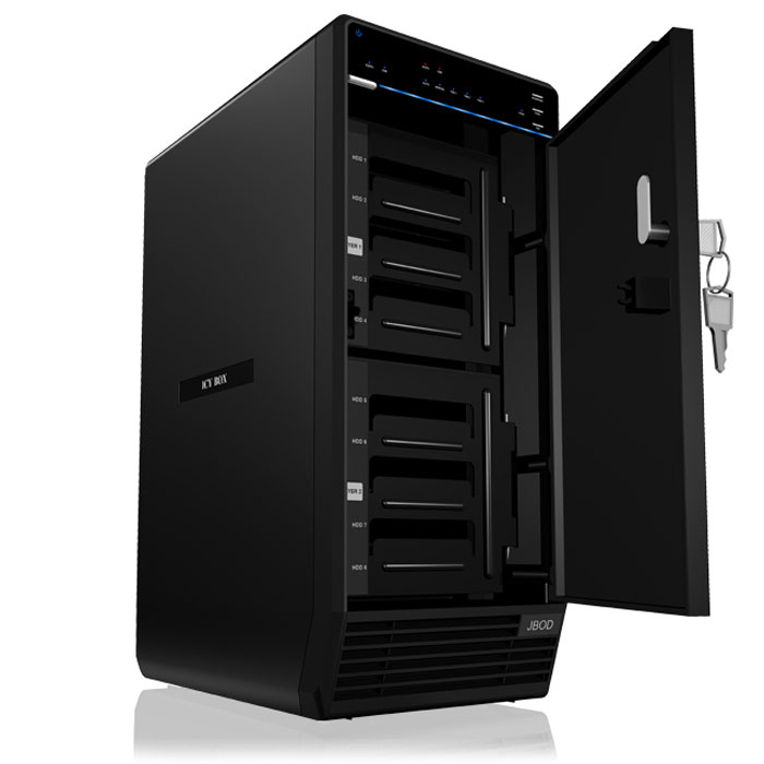 ICY BOX IB-3680SU3 EXTERNAL 8-BAY JBOD SYSTEM FOR 3,5" USB 3.0 eSATA /20680 (Εξωτερική θήκη αλουμινίου για 8 σκληρούς...) ICY BOX IB-3680SU3 EXTERNAL 8-BAY JBOD SYSTEM FOR 3,5" USB 3.0 eSATA /20680 (Εξωτερική θήκη αλουμινίου για 8 σκληρούς...)