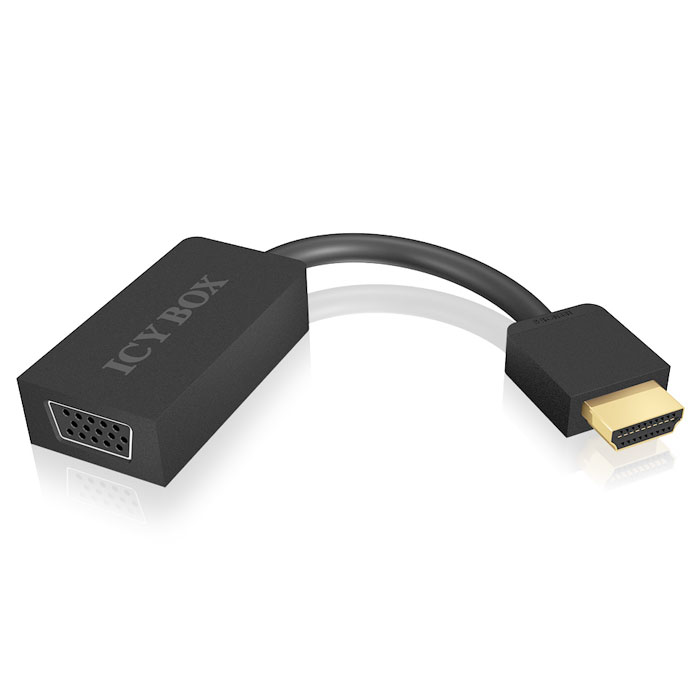 ICY BOX IB-AC502 HDMI (A-Type) to VGA Adapter, black / 70528 (Μετατροπέας HDMI αρσ) ICY BOX IB-AC502 HDMI (A-Type) to VGA Adapter, black / 70528 (Μετατροπέας HDMI αρσ)