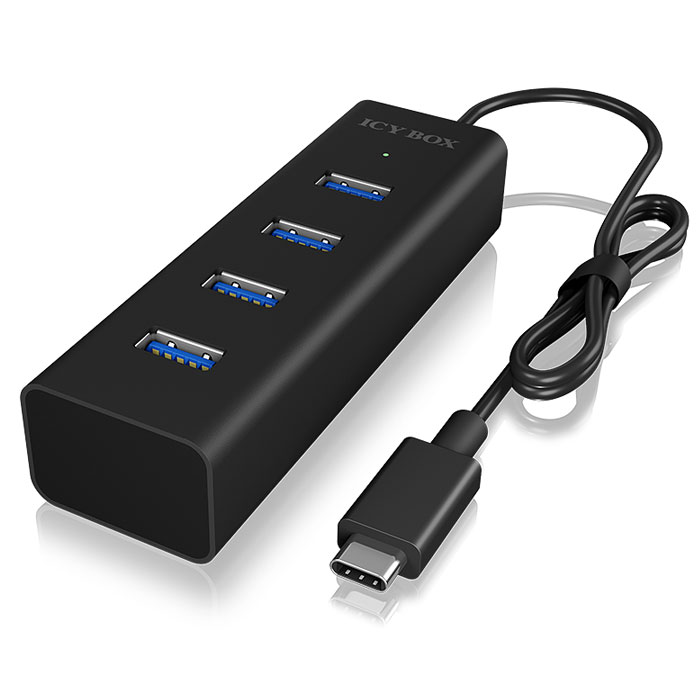ICY BOX IB-HUB1409-C3 USB 3.0 TYPE C HUB 4PORTS TYPE A BLACK/60256 (USB 30 Hub αλουμινίου, 4 θυρών με σύνδεσ...) ICY BOX IB-HUB1409-C3 USB 3.0 TYPE C HUB 4PORTS TYPE A BLACK/60256 (USB 30 Hub αλουμινίου, 4 θυρών με σύνδεσ...)