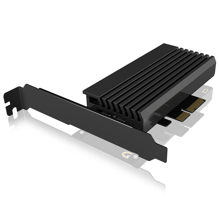 ICY BOX IB-PCI214M2-HSL   PCIe    1x  M.2 NVMe SSD. (  PCIe    1x ...)