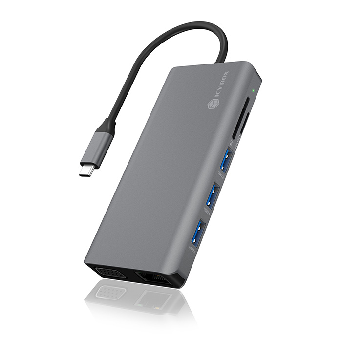 ICY BOX IB-DK4070-CPD 12-IN-1 USB TYPE-C NOTEBOOK DOCKING STATION / 60806 (Σταθμός σύνδεσης 12 θυρών με πολλαπλές λ...) ICY BOX IB-DK4070-CPD 12-IN-1 USB TYPE-C NOTEBOOK DOCKING STATION / 60806 (Σταθμός σύνδεσης 12 θυρών με πολλαπλές λ...)