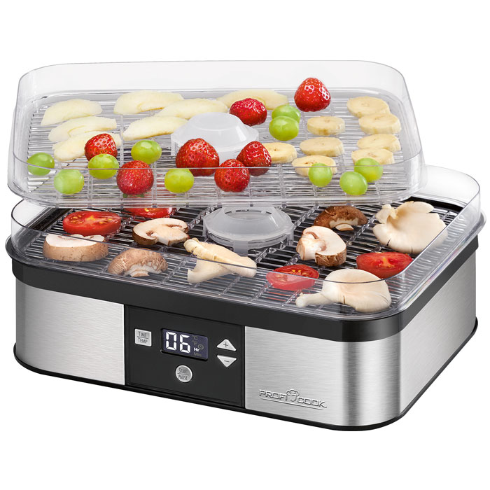 PC-DR 1116 FOOD DEHYDRATOR INOX (Ανοξείδωτος αποξηραντής τροφίμων, με οθό...) PC-DR 1116 FOOD DEHYDRATOR INOX (Ανοξείδωτος αποξηραντής τροφίμων, με οθό...)