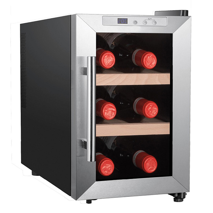 PC-WK 1231 GLASS DOOR REFRIGERATOR 17L, BLACK/INOX (Συντηρητής κρασιών χωρητικότητας 6 μπουκ...) PC-WK 1231 GLASS DOOR REFRIGERATOR 17L, BLACK/INOX (Συντηρητής κρασιών χωρητικότητας 6 μπουκ...)