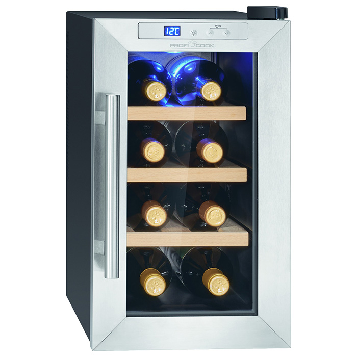 PC-WK 1233 GLASS DOOR REFRIGERATOR 23L, BLACK/INOX (Συντηρητής κρασιών χωρητικότητας 8 μπουκ...) PC-WK 1233 GLASS DOOR REFRIGERATOR 23L, BLACK/INOX (Συντηρητής κρασιών χωρητικότητας 8 μπουκ...)
