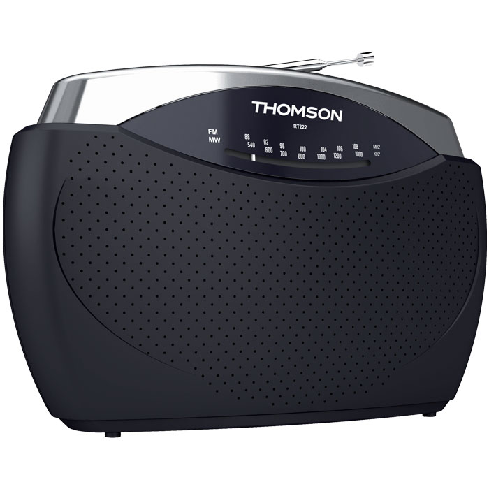THOMSON RT222 BLACK PORTABLE FM RADIO (Φορητό ραδιόφωνο FM / ΑM) THOMSON RT222 BLACK PORTABLE FM RADIO (Φορητό ραδιόφωνο FM / ΑM)