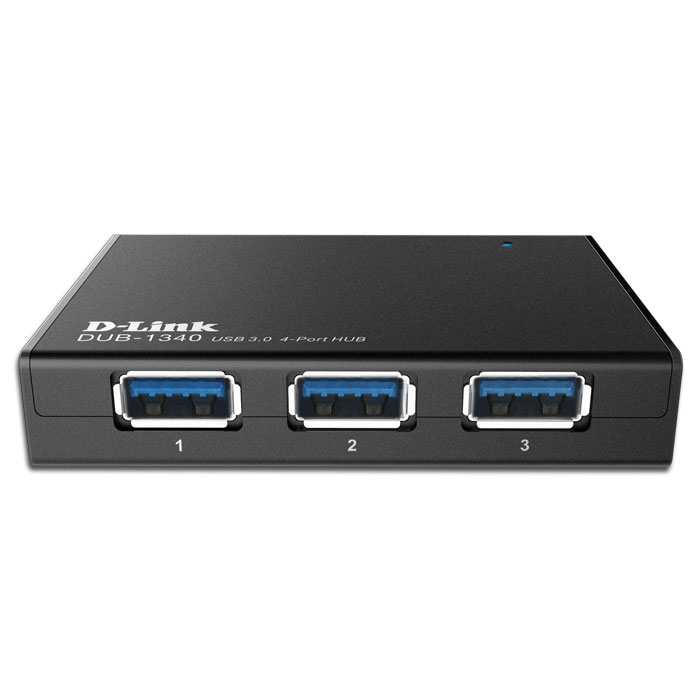 D-LINK DUB-1340 4-PORT SUPERSPEED USB 3.0 HUB (USB 30 Hub 4 θυρών σε μαύρο χρώμα) D-LINK DUB-1340 4-PORT SUPERSPEED USB 3.0 HUB (USB 30 Hub 4 θυρών σε μαύρο χρώμα)