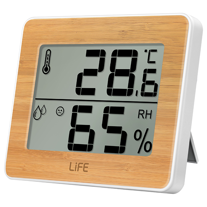 LIFE GEM BAMBOO EDITION THERMOMETER WITH HYGROMETER (Ψηφιακό θερμόμετρο / υγρόμετρο εσωτερικο...) LIFE GEM BAMBOO EDITION THERMOMETER WITH HYGROMETER (Ψηφιακό θερμόμετρο / υγρόμετρο εσωτερικο...)